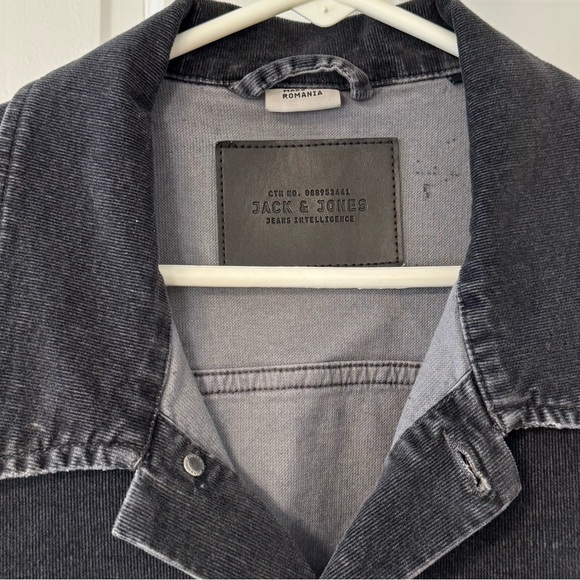 Jack & Jones Charcoal Corduroy Jacket - Picture 2 of 8